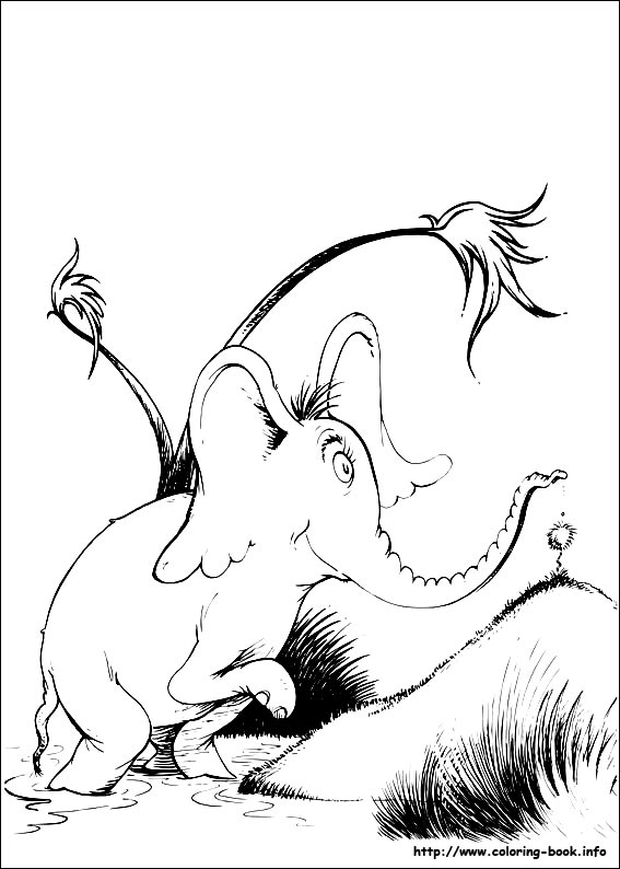 Horton słyszy Ktosia kolorowanki